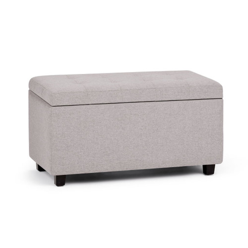 Cosmopolitan - Storage Ottoman - Cloud Gray