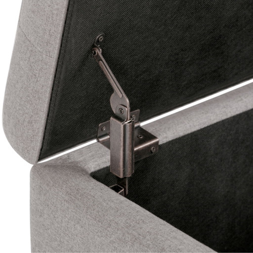 Cosmopolitan - Storage Ottoman - Cloud Gray