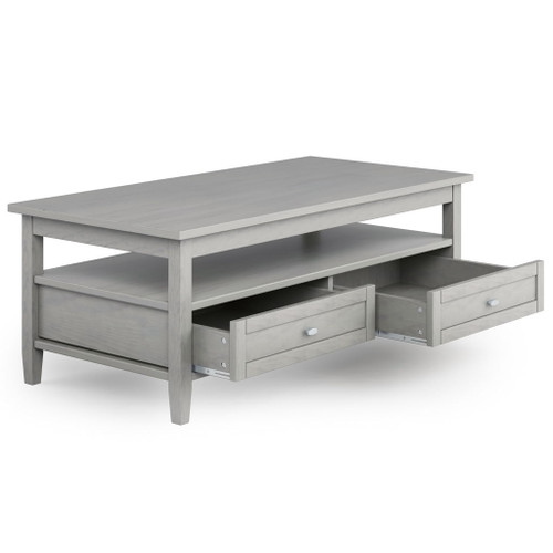Warm Shaker - Coffee Table - Fog Gray