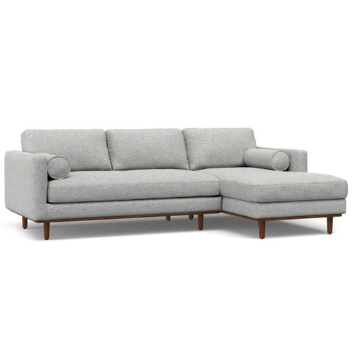 Morrison - Right Sectional Sofa - Mist Gray