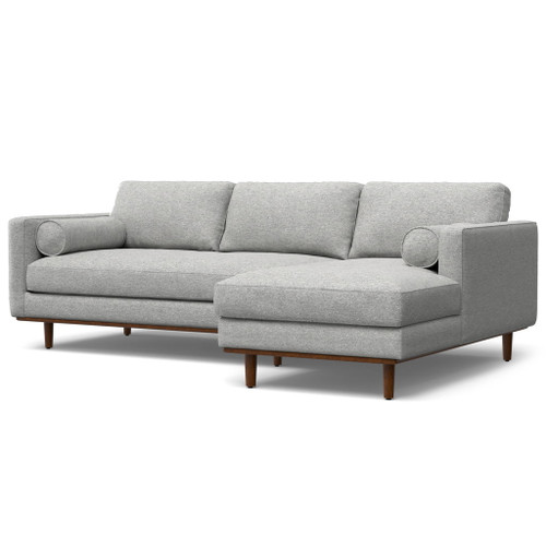 Morrison - Right Sectional Sofa - Mist Gray