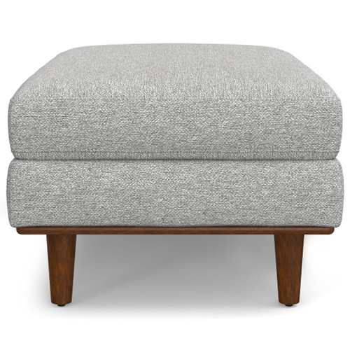 Morrison - Large Rectangular Ottoman - Mist Gray