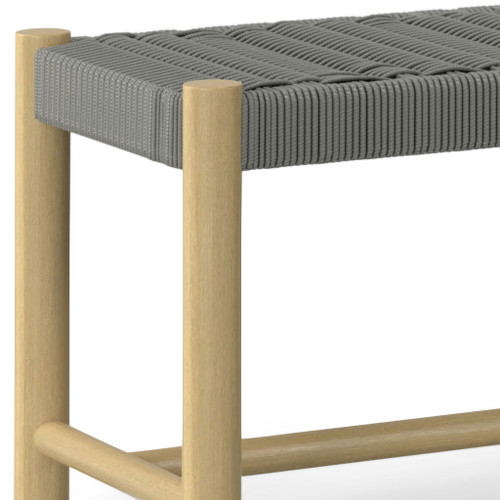 Dahlia - Outdoor Indoor Bench - Gray