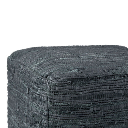Fredrik - Square Pouf - Gray