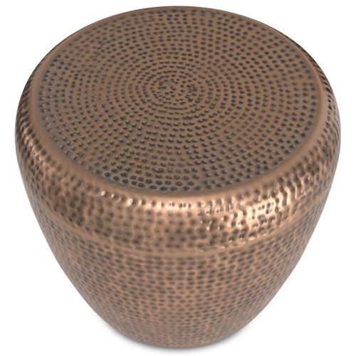 Preston - Metal Side Table - Antique Copper