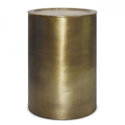 Corbin - Metal Side Table - Antique Gold