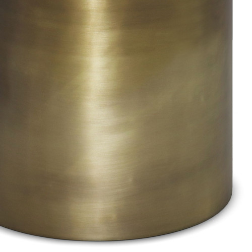 Corbin - Metal Side Table - Antique Gold