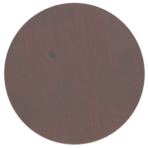 Demy - Metal And Wood Accent Table - Cognac / Gold