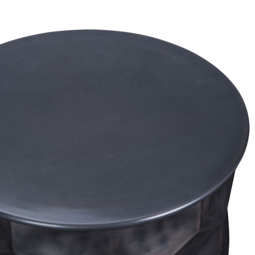 Whitney - Metal Storage Side Table - Antique Bronze
