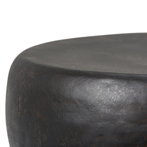 Garvy - Metal Side Table - Rustic Bronze