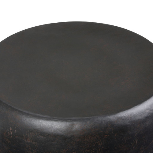 Garvy - Metal Side Table - Rustic Bronze