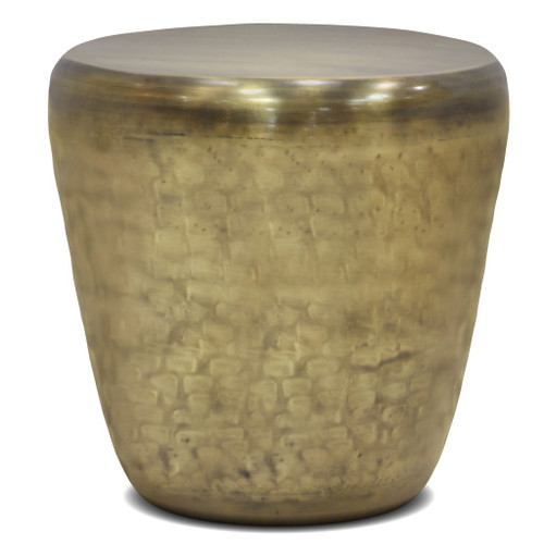 Garvy - Metal Side Table - Antique Gold