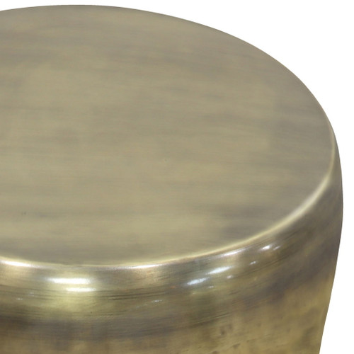 Garvy - Metal Side Table - Antique Gold