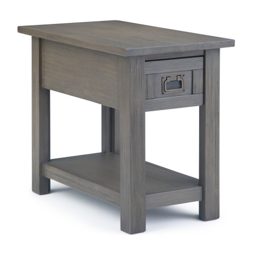 Monroe - Narrow Side Table - Farmhouse Gray