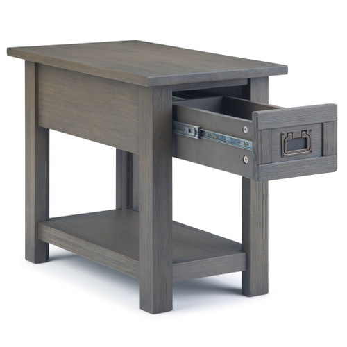 Monroe - Narrow Side Table - Farmhouse Gray