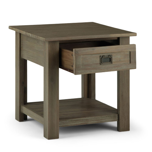 Monroe - End Table - Distressed Gray