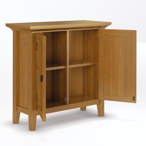 Redmond - Low Storage Cabinet - Light Golden Brown