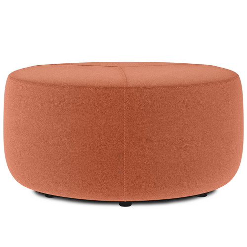 Moore - Large Ottoman - Dusty Orange