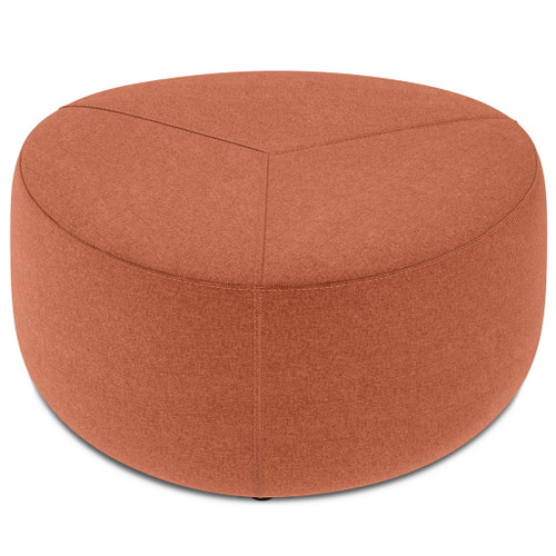 Moore - Large Ottoman - Dusty Orange