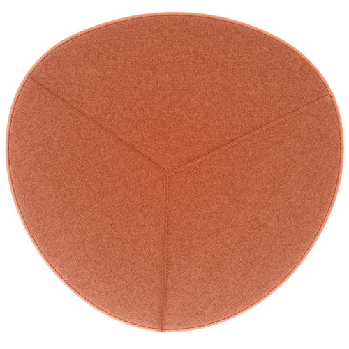 Moore - Large Ottoman - Dusty Orange