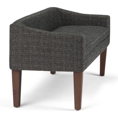 Parris - Upholstered Bench - Dark Gray
