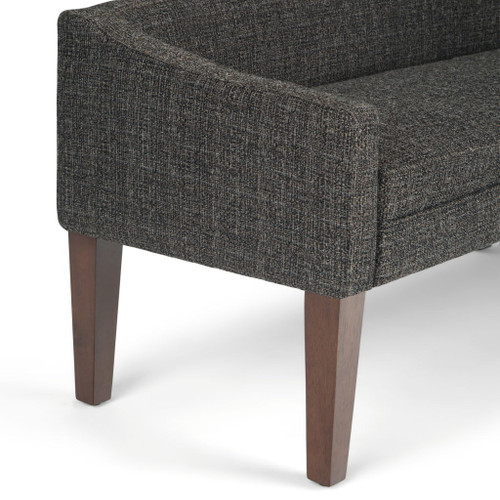 Parris - Upholstered Bench - Dark Gray