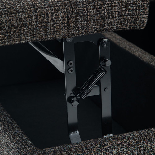 Harrison - Coffee Table Storage Ottoman - Ebony