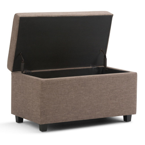 Darcy - Storage Ottoman Bench - Fawn Brown