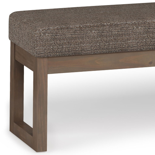Milltown - Large Ottoman Bench - Mink Brown