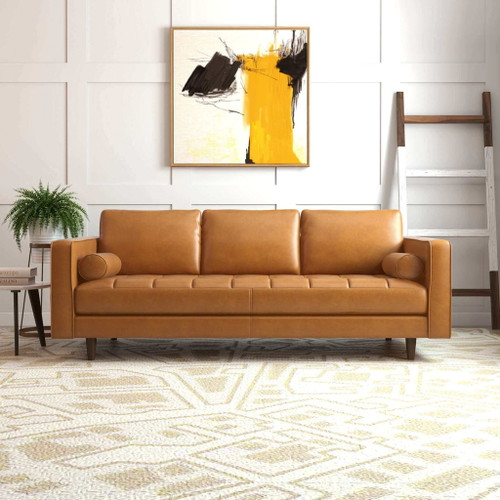 Catherine - Sofa - Light Brown / Rustic