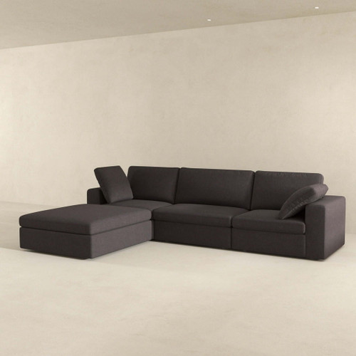Cecilia - Modular Corner Sectional, Modern Sofa - Gray