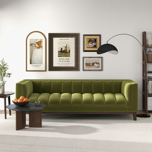 Melissa - Mid Century Modern Sofa - Green