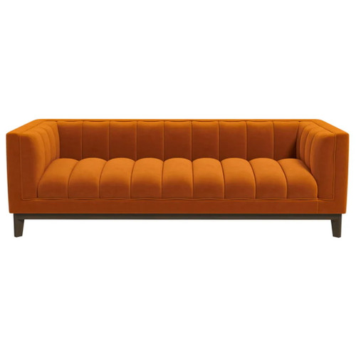 Melissa - Mid Century Modern Sofa - Orange