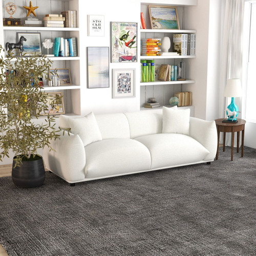 Emma - Mid Century Modern Luxury Sofa - Cream