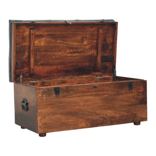 Buffalo - Hide Storage Trunk - Brown