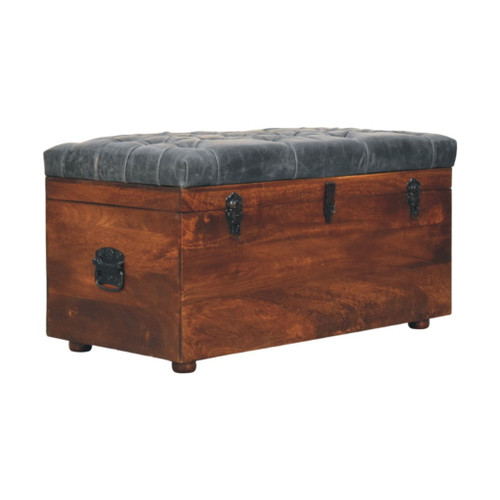 Buffalo - Hide Storage Trunk - Brown