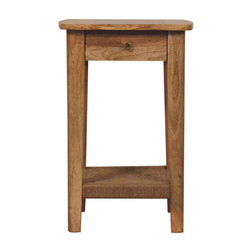 Rope End Table - Brown