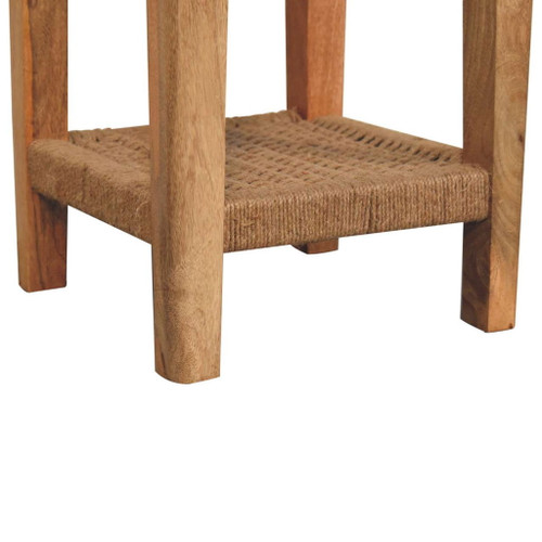 Rope End Table - Brown
