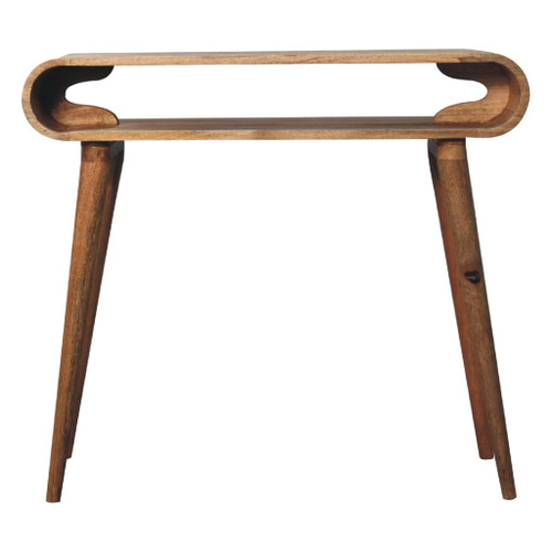 Amaya - Nordic Style Console Table - Beige Brown