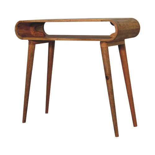 Amaya - Nordic Style Console Table - Beige Brown
