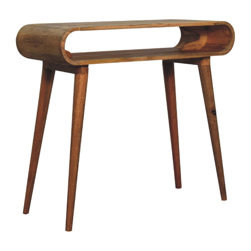 Amaya - Nordic Style Console Table - Beige Brown