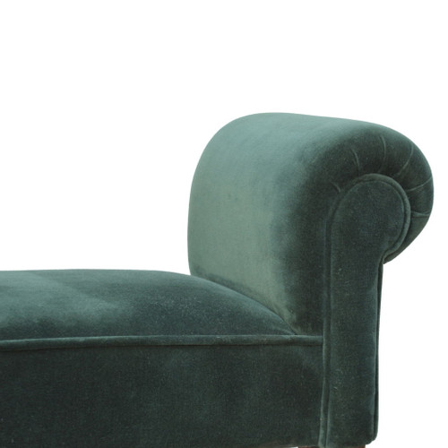 Velvet Bench - Emerald