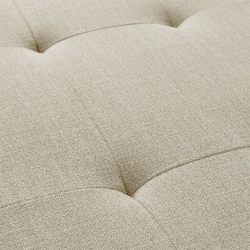 Soft Close Storage Bench Upholstered - Natural