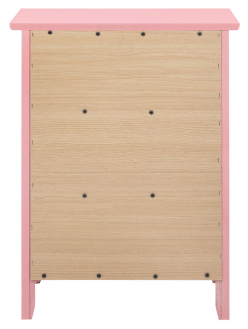 Transitional Nightstand For Bedrooms - Pink