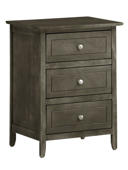 Transitional Nightstand For Bedrooms - Gray