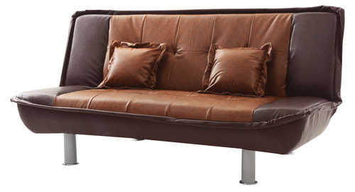 Lionel - Upholstered Sofa Bed - Burgundy