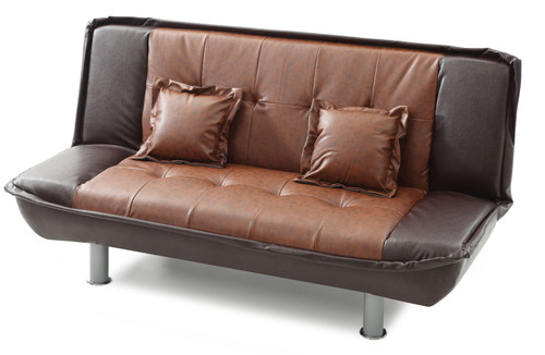 Lionel - Upholstered Sofa Bed - Burgundy