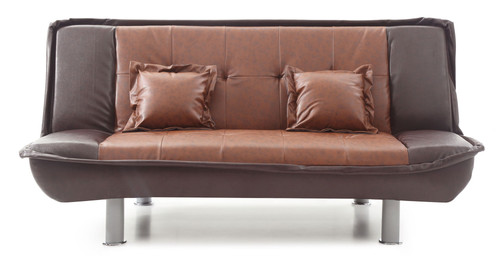 Lionel - Upholstered Sofa Bed - Burgundy