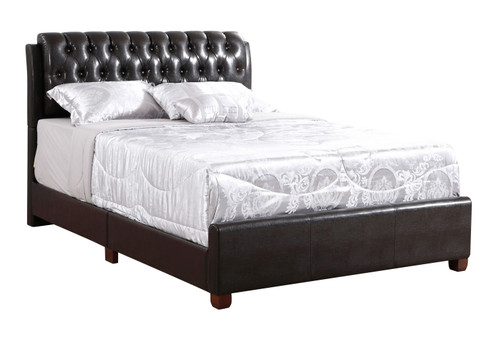 Marilla - Queen Bed - Dark Brown