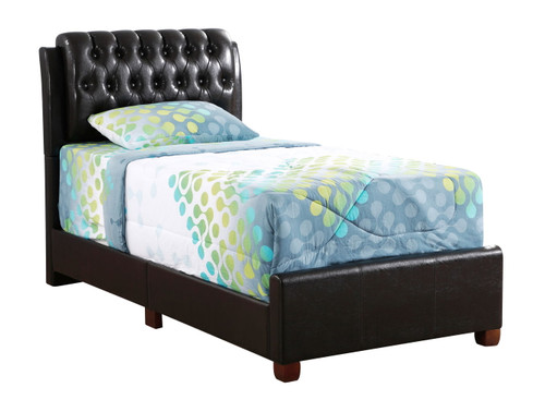 Marilla - Twin Bed - Dark Brown